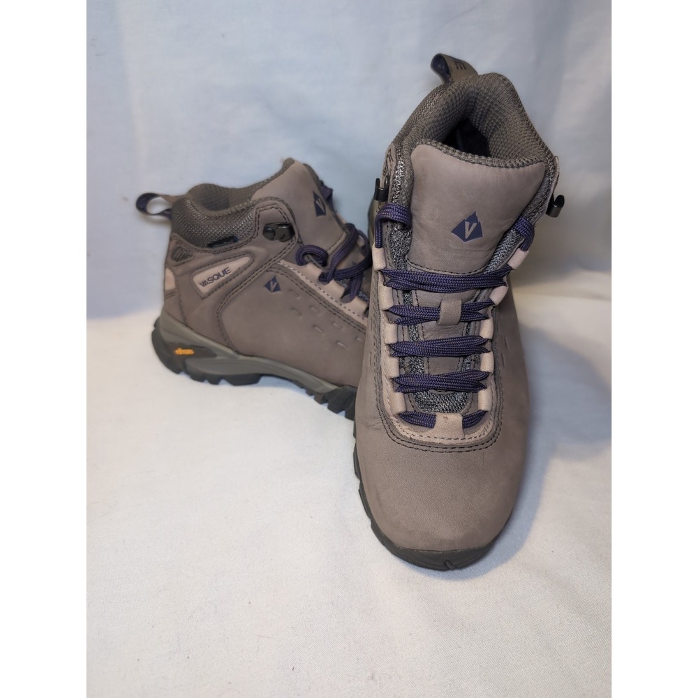 Vasque Talus 7419 UltraDry Waterproof Vibram Leather Hiking Boots Women's Sz 7M